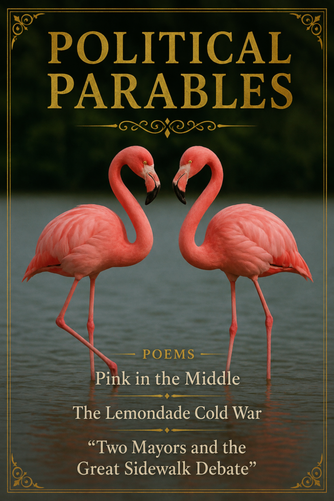Political Parables w title and poems