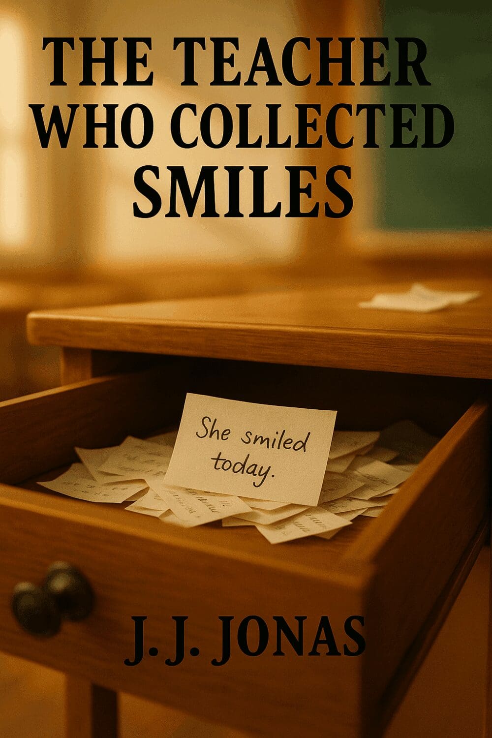 Book cover: "The Teacher Who Collected Smiles".